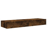 TV Cabinets with LED Lights 2 pcs Smoked Oak 60x35x15.5 cm 842897