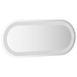 LED Bathroom Mirror Transparent 70 x 30 cm Tempered Glass 42045852