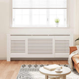 MDF Radiator Cover White 205 cm 325551