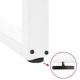 Dining Table Legs U-Shaped 2 pcs White 60x cm Steel 4013181