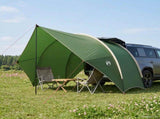 Tailgate Awning Water-resistant Green 405 x 280 x 220 cm 42028559