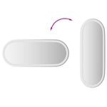 LED Bathroom Mirror 90x40 cm Oval 353286
