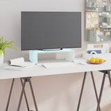 TV Stand/Monitor Riser Glass Green 40x25x11 cm 244142