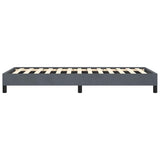 Bed Frame without Mattress Dark Grey 100x190 cm Twin Velvet 347001