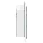 LED Bathroom Mirror Cabinet White 60x12x45 cm Acrylic 804956