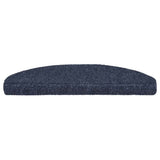 Stair Mats Self-adhesive 20 pcs 65x21x4 cm Blue Half Round Large 3365648