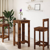 Bar Table Smoked Oak 51x50x103.5 cm Engineered Wood 854404