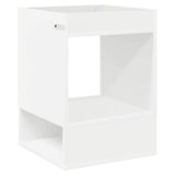 End Table 2 pcs White 40 x 40 x 56 cm Engineered Wood 890945