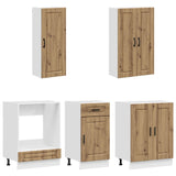 Kitchen Unit PORTO 5 pcs Artisan Oak Engineered Wood 3438294