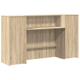 Reception Desk Sonoma Oak 180x50x103.5 cm Engineered Wood 3324207
