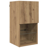 TV Wall Unit Wall-mounted 6 pcs Artisan Oak Engineered Wood 3402930