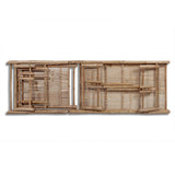 Sun Lounger Natural Bamboo Solid Bamboo 200 x 65 x 41499