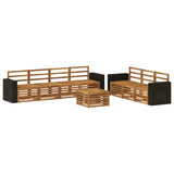 Sofa Sets 8 pcs Solid Acacia Wood 3384120