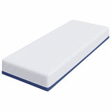 Mattress White and Blue 70 x 200 cm Gel Memory Foam 4106335