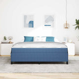 Bed Frame with Mattress Blue 180 x 200 cm Fabric 3399138