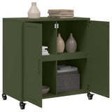 Sideboard Olive Green 68x39x72 cm Steel 846660