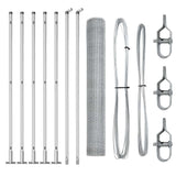Welded Wire Fence with Concrete Base 10 x 1 m 3353763