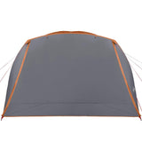 Camping Tent with Porch 4-Person Orange Waterproof 94417