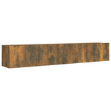 2 Piece TV Cabinet Set Smoked Oak Engineered Wood 3120281
