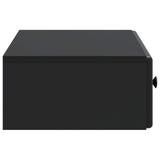 Wall-Mounted Side Table Wall-mounted Black 87.5 x 34.5 x 17 cm 899176