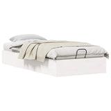 Ottoman Bed Frame with Storage White 90 x 190 cm 3418763