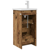 Bathroom Vanity with Sink Old Wood 42 x 40 x 84.5 cm 890726
