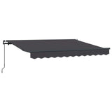 Retractable Awning Anthracite 300 x 200 cm Fabric 3329508