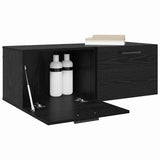 Wall Cabinet Black oak 100 x 36.5 x 35 cm Engineered wood 879575