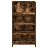 Reception Desk Smoked Oak 55x50x103.5 cm Engineered Wood 859019