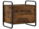 Hanging Bedside Cabinet Smoked Oak 40 x 30 x 50 cm 8013546