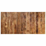 Dining Table 200x100x75 cm Solid Wood Rough Mango 373607