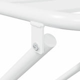 Garden Bistro Set Folding 3 pcs White Steel 42010317