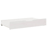 Under-Bed Drawers 2 pcs White 95x55x17 cm Solid Wood Pine 850921