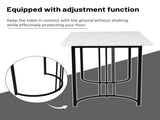 140 x 80cm Dining Table,, Kitchen Table, Metal Frame Rectangular Dining Table in WF321820AAS