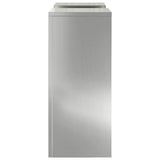 Plant Stand 2 pcs Silver 24 x 24 x 55 cm Galvanised steel 865818