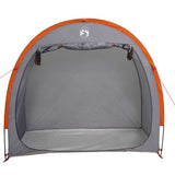 Bike Storage Tent with Roof Grey and Orange 210 x 90 x 174 cm 42001004