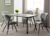 ZNTS Quebec Wave Edge Dining Set 400-401-252