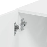 Slim Storage Cabinet White 45x42.5x225 cm Engineered Wood 3281287