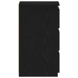 Bedside Cabinet Black Oak 40 x 35 x 62.5 cm Engineered Wood 862613