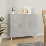 Sideboard Concrete Grey 90x34x80 cm Engineered Wood 812496