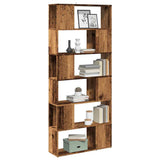 Book Cabinet/Room Divider Old Wood 80x24x186 cm 856736