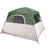 Camping Tent Cabin 4-Person Green Waterproof 94542