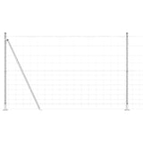 Welded Wire Fence with Concrete Base 50 x 1.5 m 3351546