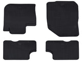 Car Mat 4 pcs Black suitable for DACIA DUSTER 2010-2017 Rubber 42029107