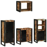 Bathroom Furniture Set 4 pcs Multicolour Solid Reclaimed Wood 3305677