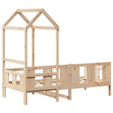 Day Bed with Roof without Mattress 80x200 cm Solid Wood 3282278