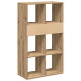 Book Cabinet Artisan Oak 66x31x112 cm Engineered Wood 860309