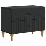 Bedside Cabinet Black 62 x 34.5 x 48 cm Engineered Wood 894086
