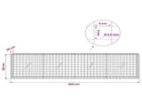 Gabion with 3.5 mm Wire and 5x5 cm Mesh 200x20x50 cm 3462118