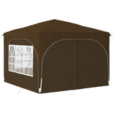 Pop-up Party Tent 290 x 290 x 245 cm Taupe 42019872